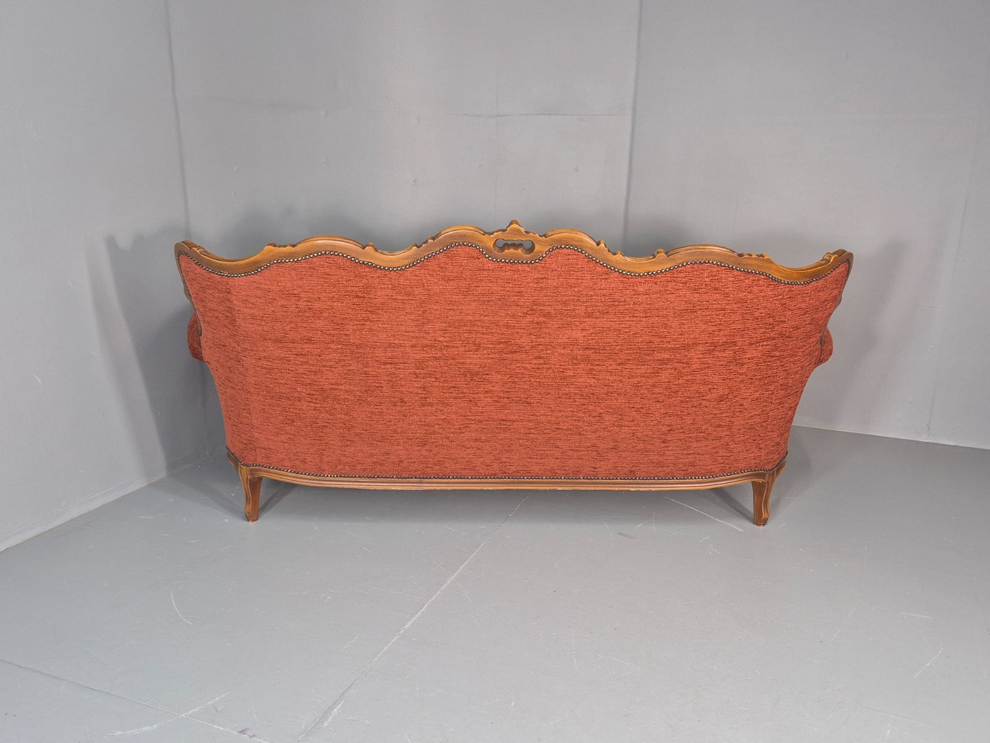 Vintage French Rococo Style Sofa 1970s Reproduction Quality  EB11661 V3SS15