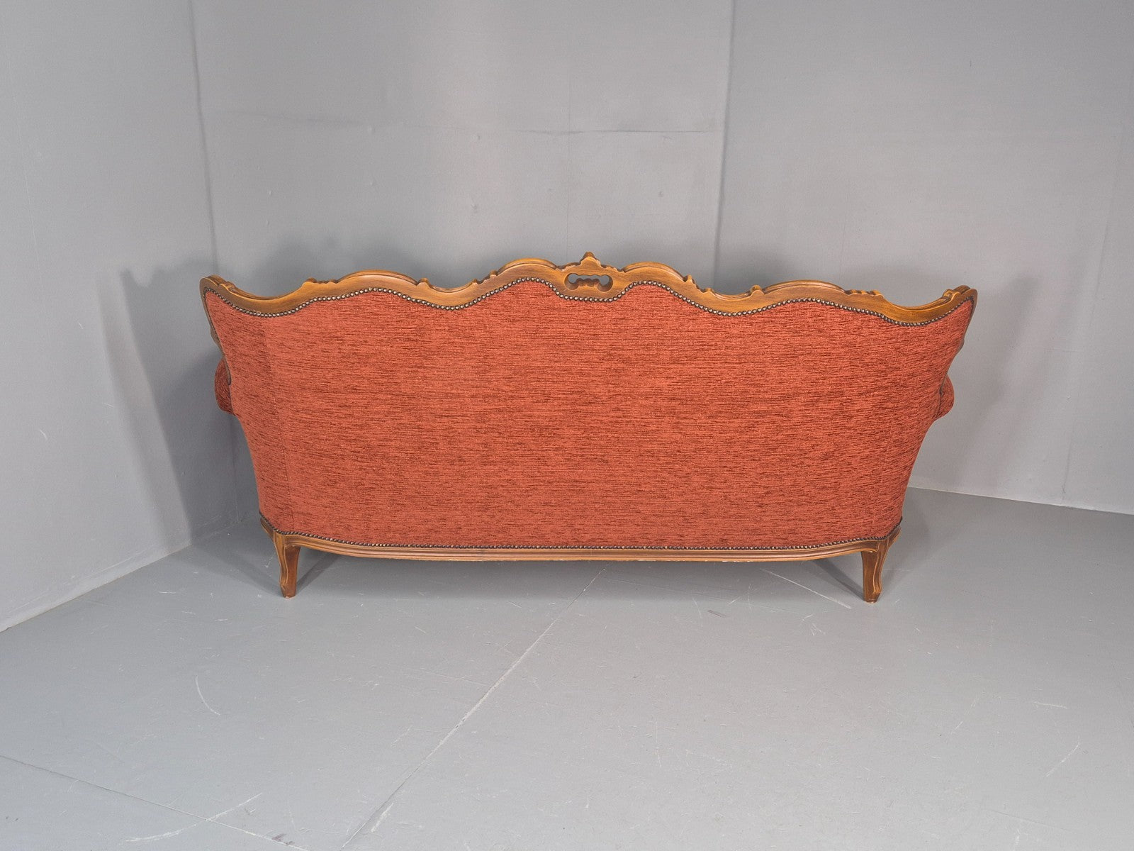 Vintage French Rococo Style Sofa 1970s Reproduction Quality  EB11661 V3SS15
