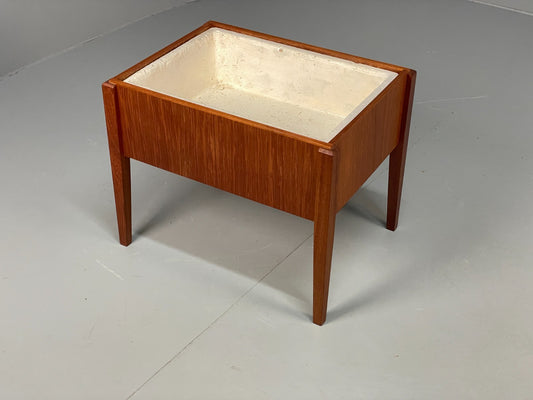 Vintage Teak Flower Planter Drinks Cooler Danish 1960s Mid Century EB11494 MWOO0