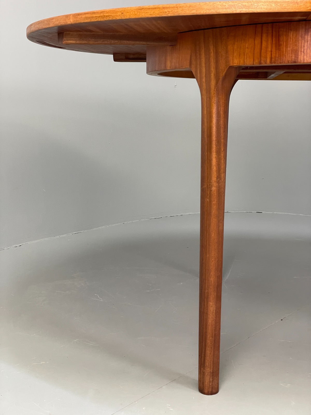 Vintage McIntosh Dining Table Circular Teak Extending 1960s Retro EB11685 MWOO7