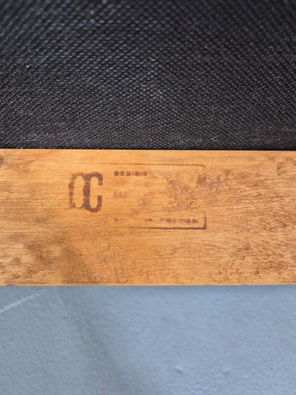 Vintage 1960s Lounge Chair Reupholstered Blue K E Ekselius For JOC EB11092 MNOR9