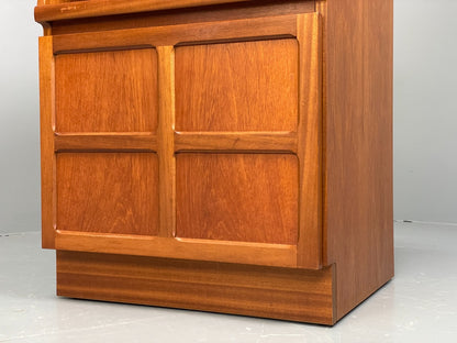 Vintage Nathan Bedside Cabinet Teak 1970s Retro Squares Design EB11557 MWOO8