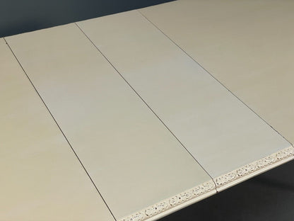 Antique Extending Dining Table Off White Painted Mahogany French EB9127 VWOO - UKDK FURNITURE