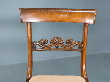 3 Vintage Dining Chairs Mahogany Frame Victorian Antique EB7814 VDIN - UKDK FURNITURE