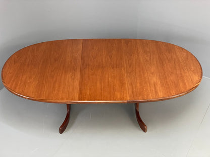 G Plan Dining Table Oval Teak Fresco 1960s Vintage Mid Century EB11860 MWOO2