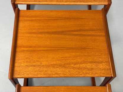 G Plan Nesting Tables 1970s Vintage Teak Quadrille Range Retro EB11070 MWOO4