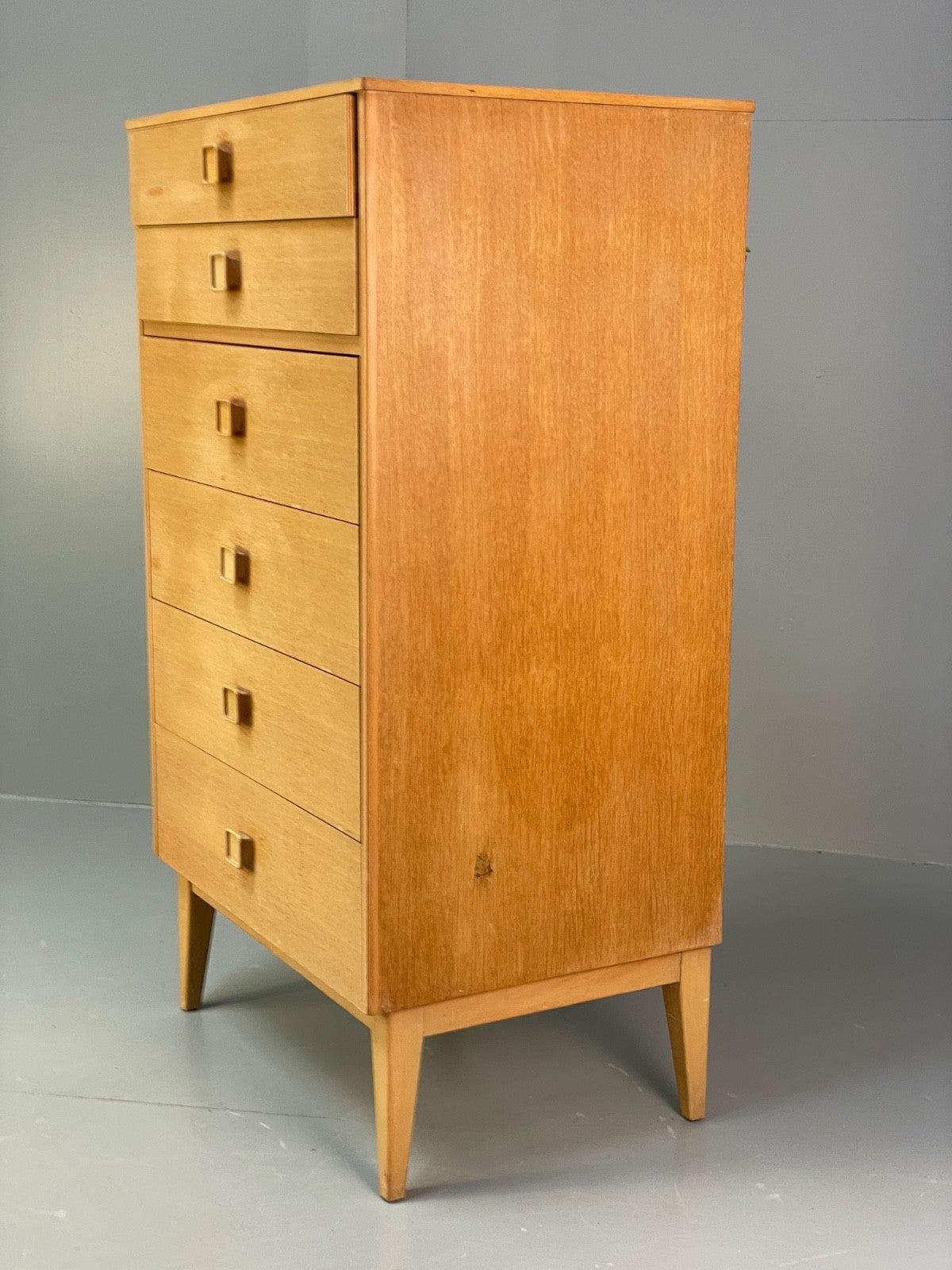 Vintage Oak Chest Of Drawers Mid Century 1960s By Limelight EB9770 MWOO - UKDK FURNITURE