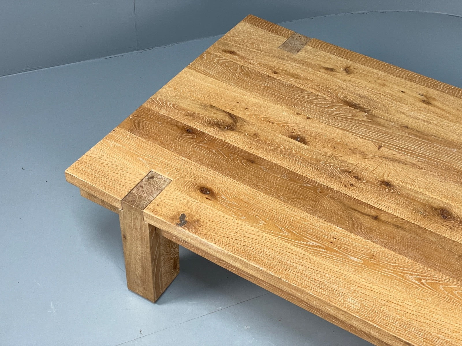 Solid Oak Coffee Table Japanese Style By Ludwik Styl Modern EB10878 MWOO5