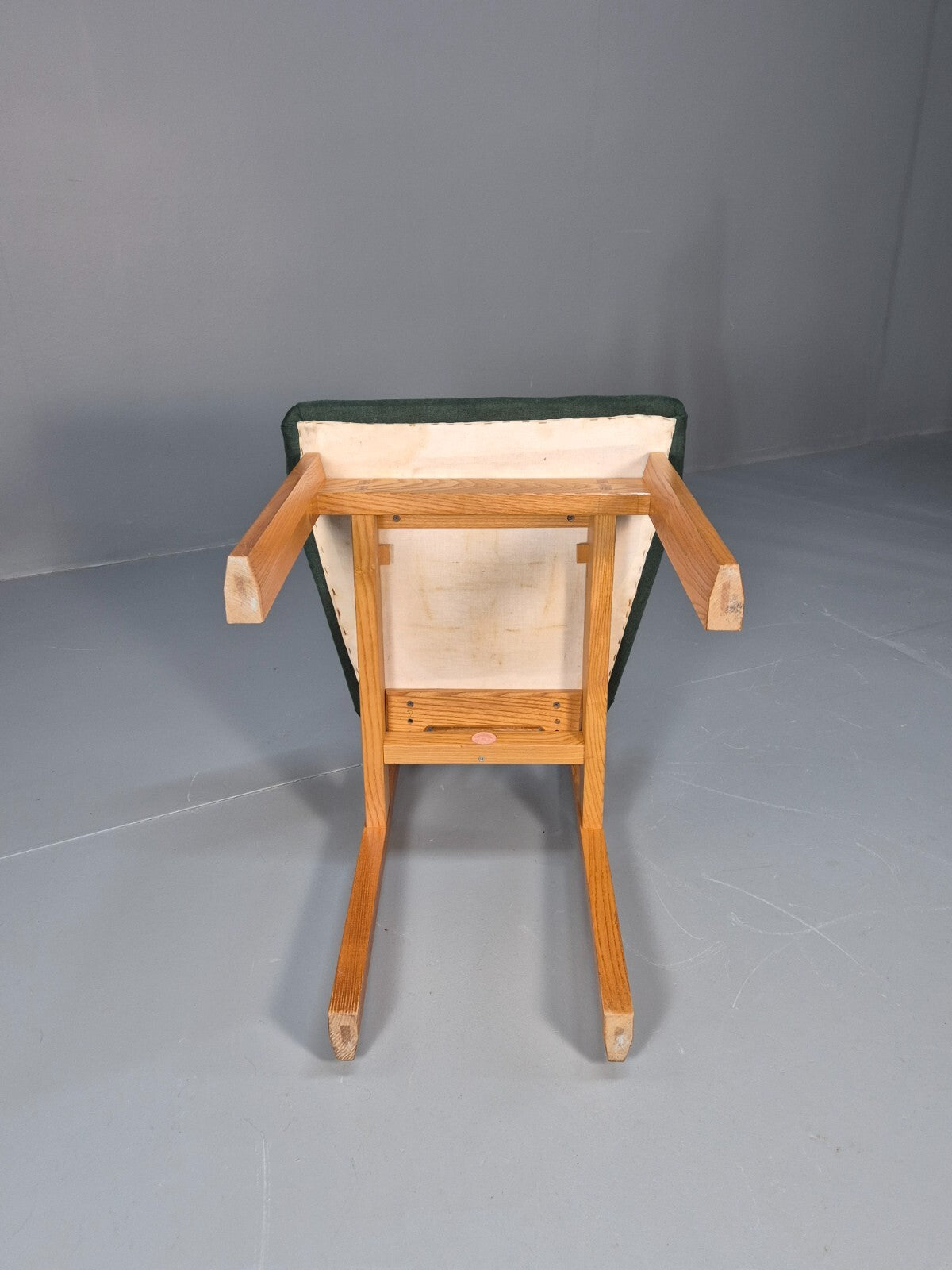 6 Vintage John Barnard Dining Chairs in Ash and Green Modern Design EB9676 MDIN - UKDK FURNITURE