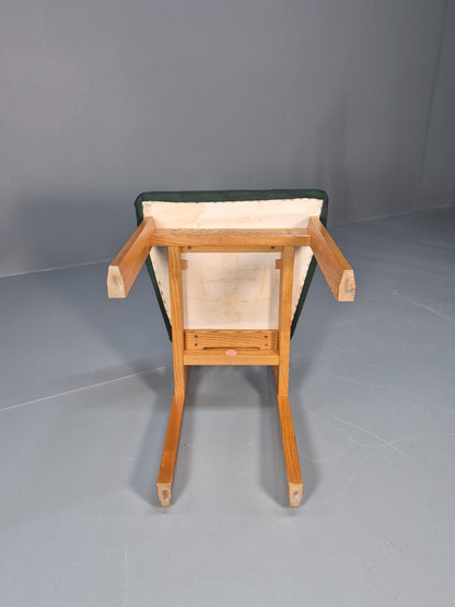6 Vintage John Barnard Dining Chairs in Ash and Green Modern Design EB9676 MDIN - UKDK FURNITURE