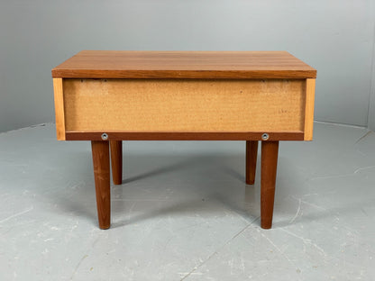 Vintage Teak Bedside Table With Drawer Beaver & Tapley 1970s Retro EB10681 MWOO10