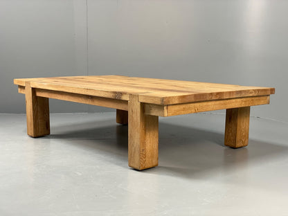 Solid Oak Coffee Table Japanese Style By Ludwik Styl Modern EB10878 MWOO15