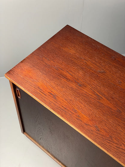 Vintage Danish Oak Sideboard 1970s Retro Shelving Drawers EB10870 MWOO14