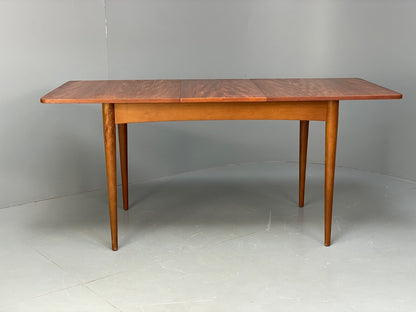 Vintage Teak Extending Dining Table With Removable Beech Legs EB9502 MWOO - UKDK FURNITURE