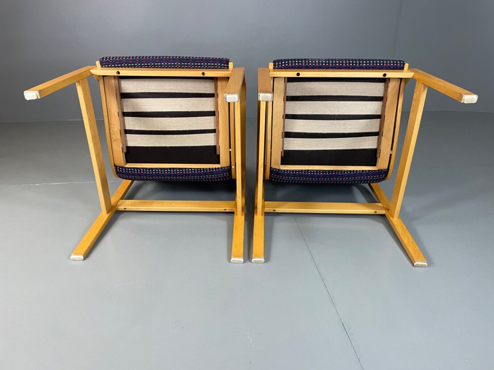 Two Farstrup Bentwood Chairs, Aalto Style, Retro, Vintage MCM EB4878 MBEN - UKDK FURNITURE