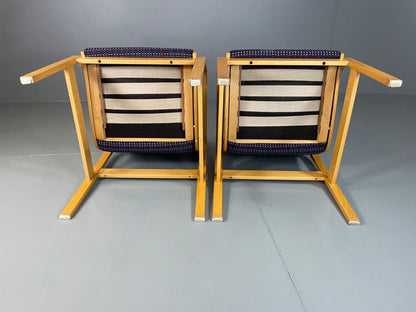 Two Farstrup Bentwood Chairs, Aalto Style, Retro, Vintage MCM EB4878 MBEN - UKDK FURNITURE