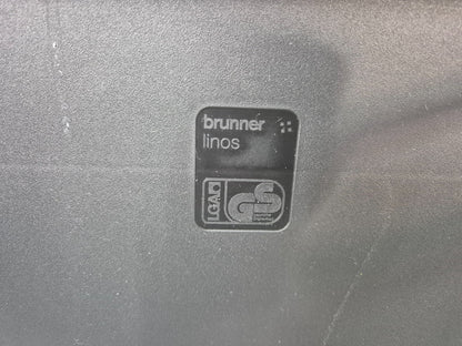 6 Leather Stacking Chairs Brunner Linos Dark Green Chrome Modern EB11736 MSTA8