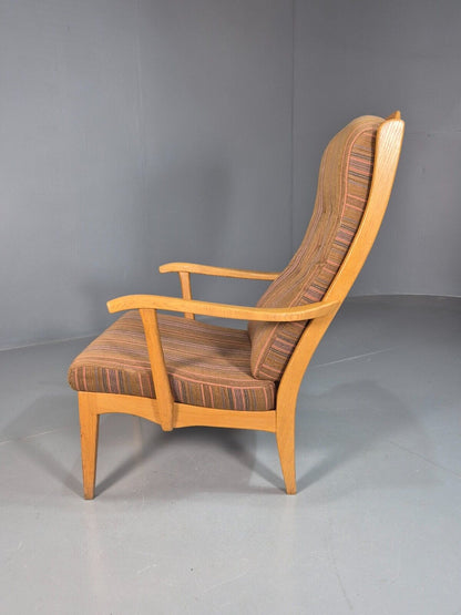 Vintage Swedish Oak Lounge Chair Designer Carl Malmsten EB7746 MNOR - UKDK FURNITURE