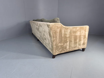Vintage 4 Seater Settee Velvet and Wool Upholstery Modern Design EB11669 M4SS12