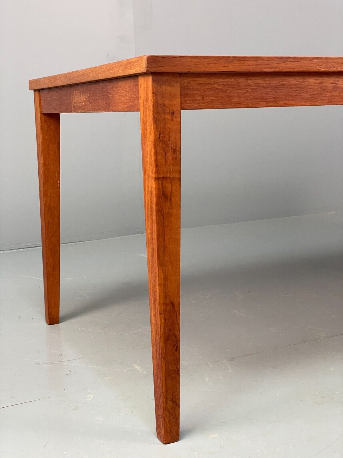 Vintage Danish Teak and Tile Top Coffee Table 1970s Retro Orange EB6890 MWOO - UKDK FURNITURE