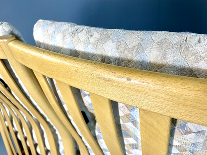 Danish 2 Seater Sofa Beech Frame Retro Vintage 1980s EB6361 M2SS13