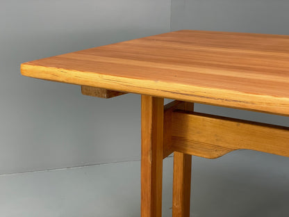 Vintage Danish Pine Dining Table Extending Mogensen Shaker Style EB9434 MWOO - UKDK FURNITURE