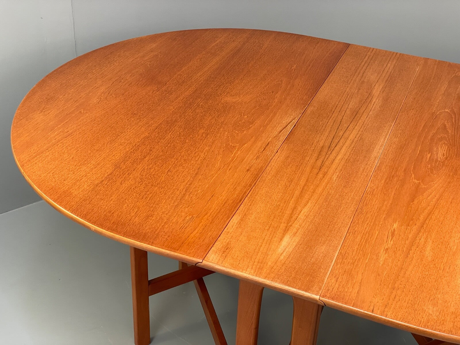 Vintage Teak Drop Leaf Dining Table By Jentique EB9767 MWOO - UKDK FURNITURE
