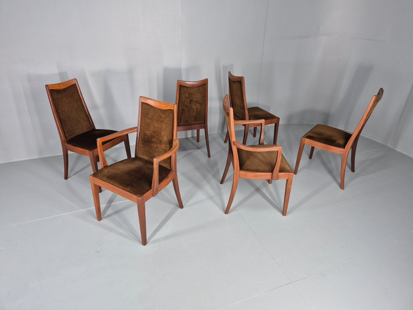 6 Vintage G Plan Teak Dining Chairs 1970s Mid Century Retro  EB11893 MDIN10