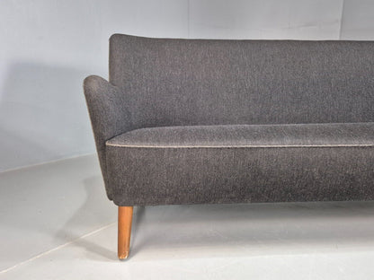 Vintage Danish 2 seat Sofa Dark Grey Mid Century Modern Retro 1950s EB8318 MNOR - UKDK FURNITURE