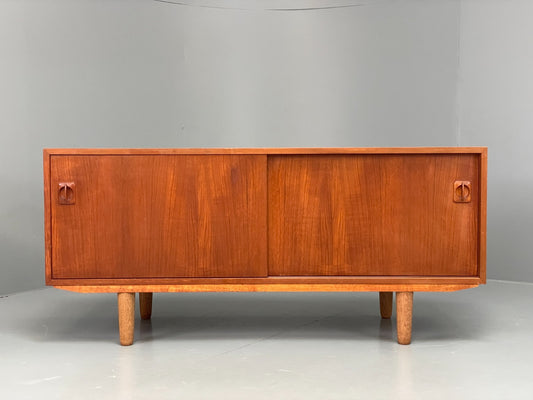 Vintage Teak Sideboard Record Unit Danish 1970s Retro TV EB11809 MWOO0