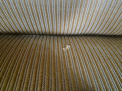 Vintage Danish 3 Seat Sofa Brown Wool High Back 1950s Retro MCM EB7504 M3SS - UKDK FURNITURE