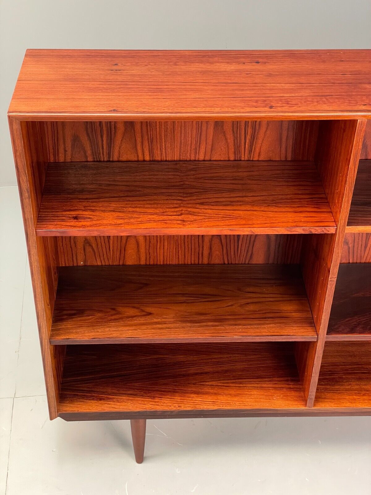 Vintage Danish Mid Century Bookcase By Brouer Adjustable Shelves EB8104 MWOO - UKDK FURNITURE