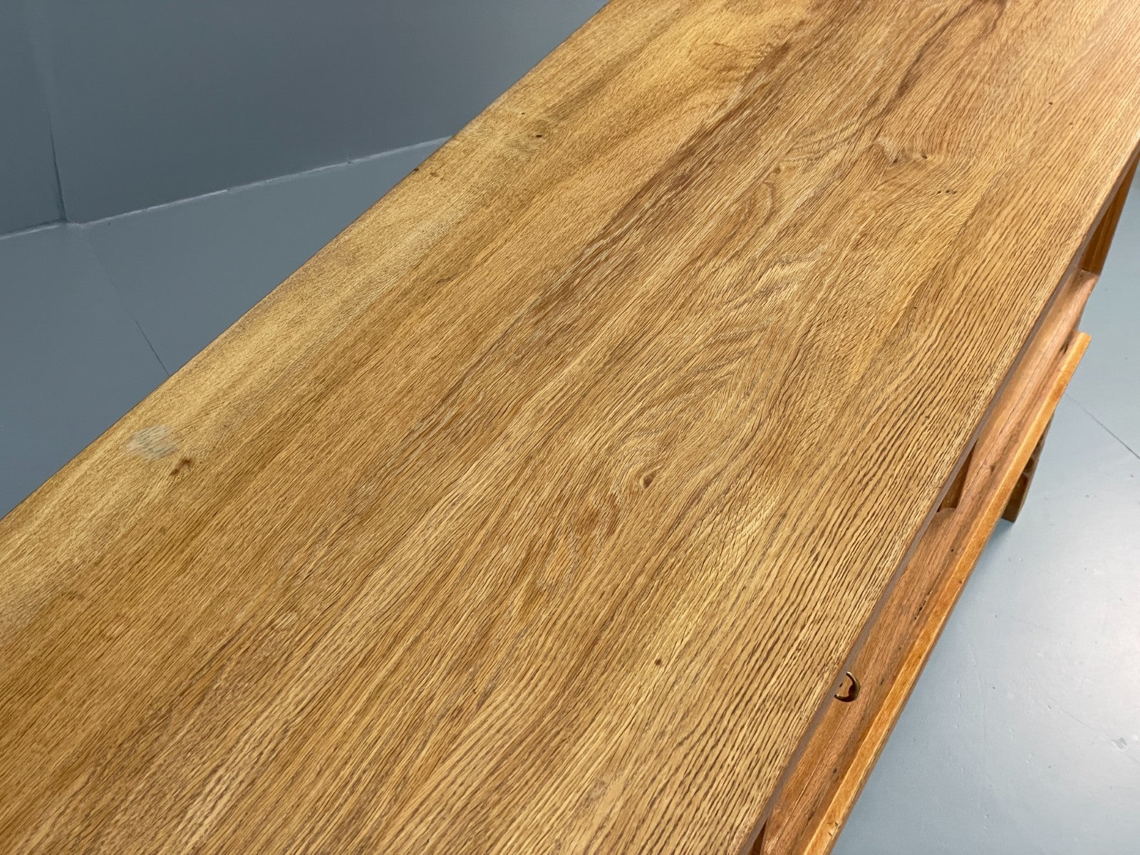 Vintage Solid Oak Sideboard - Henning Kjaernulf Style Danish 1970s EB10826 MWOO20