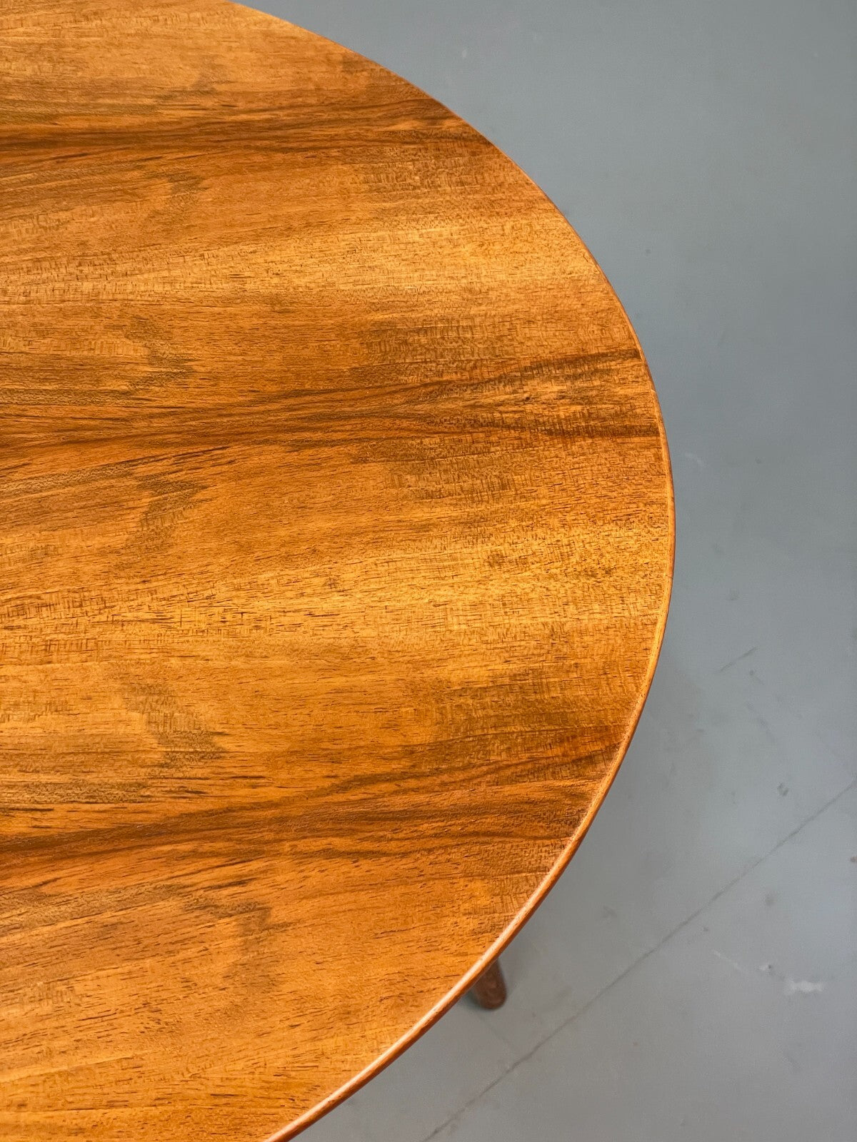 Vintage Round Walnut Coffee Table Side Table Mid Century Retro EB9428 MWOO - UKDK FURNITURE