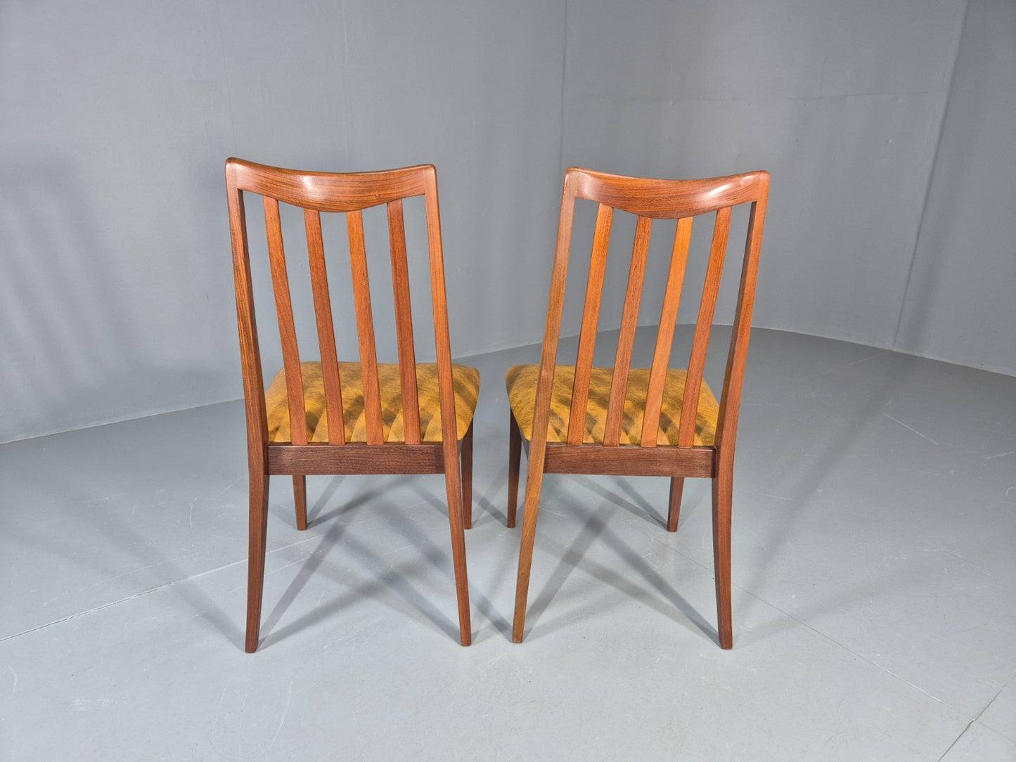 2 Vintage G Plan Dining Chairs 1970s Retro Teak Fresco Range MCM EB11741 MDIN7