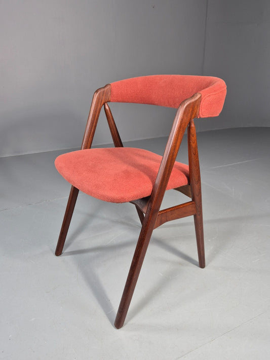 Vintage Thomas Harlev Chair New Upholstery 1960s Danish Teak EB11260 MDIN0