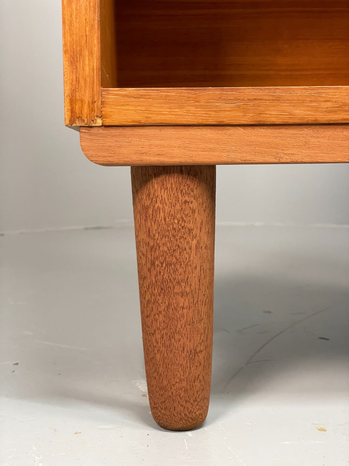 Vintage Teak Bookcase 1970s Tall Retro Alcove Shelving Unit EB11441 MWOO11