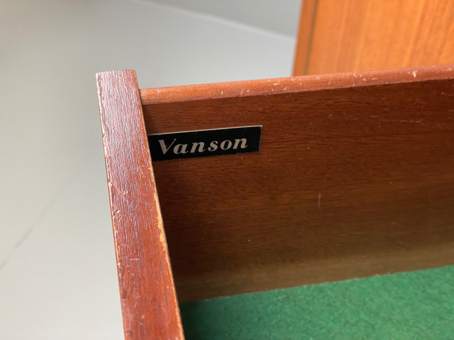 Vintage 1960s Walnut Sideboard Peter Hayward For Vanson Drawers EB10966 MWOO14