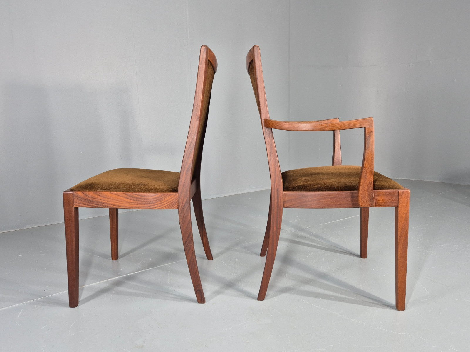 6 Vintage G Plan Teak Dining Chairs 1970s Mid Century Retro  EB11893 MDIN8