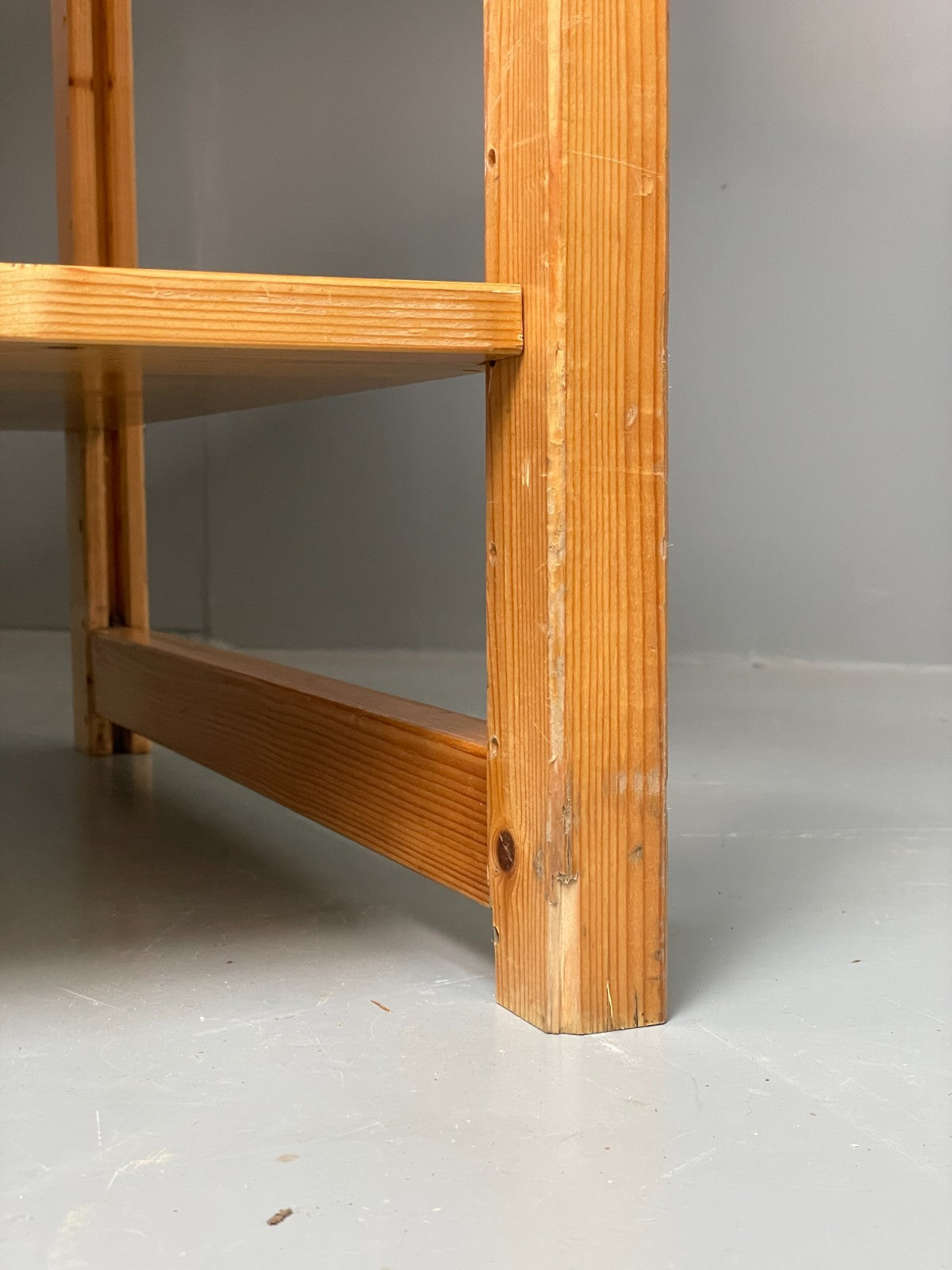Lundia Pine Open Shelving System Double Bay Vintage Adjustable Retro EB117884