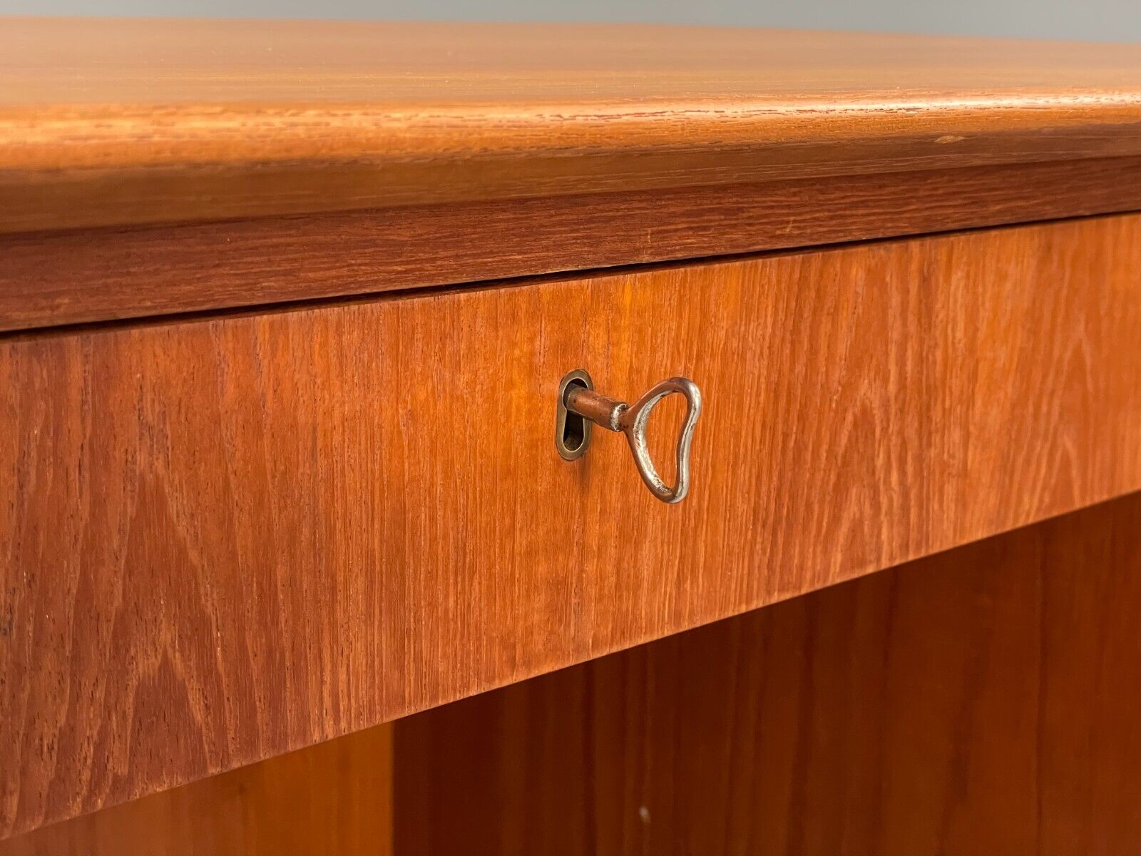 Vintage Danish Teak Desk With Drawers Shelving Mid Century Style EB9125 MWOO - UKDK FURNITURE