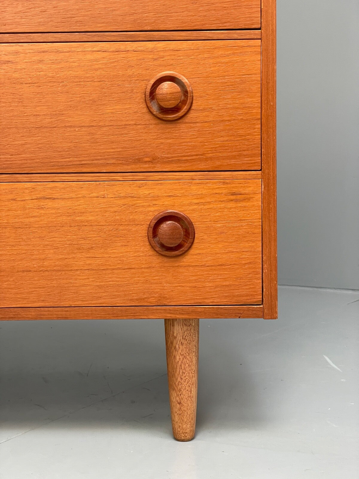 Mid Century Teak Chest Of Drawers By Erik Franssons Retro Scandi EB9824 MWOO - UKDK FURNITURE