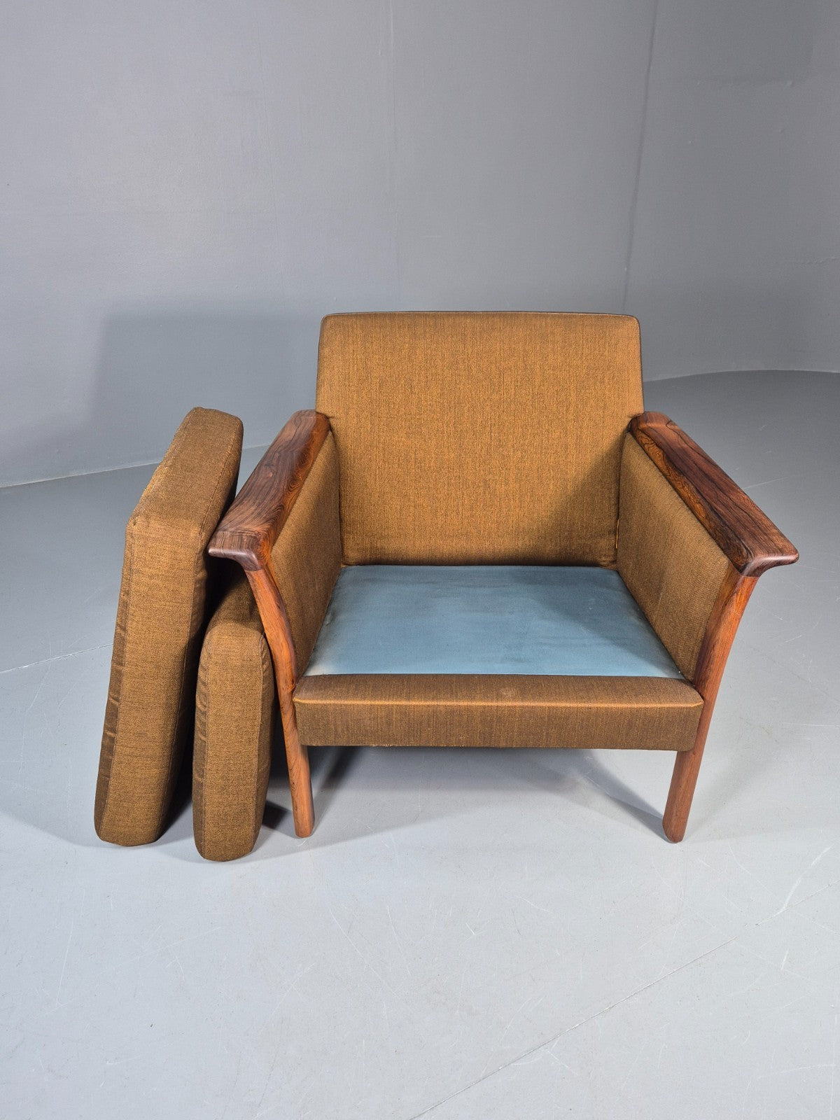 Vintage Midcentury Lounge Chair Swedish 1960s Retro Bro Anderssons EB11103 MNOR6
