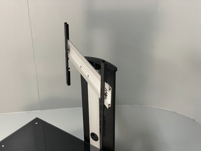 Media Unit TV Stand Modern Red & Black Adjustable TV Mount Drawers EB10951 MWOO9