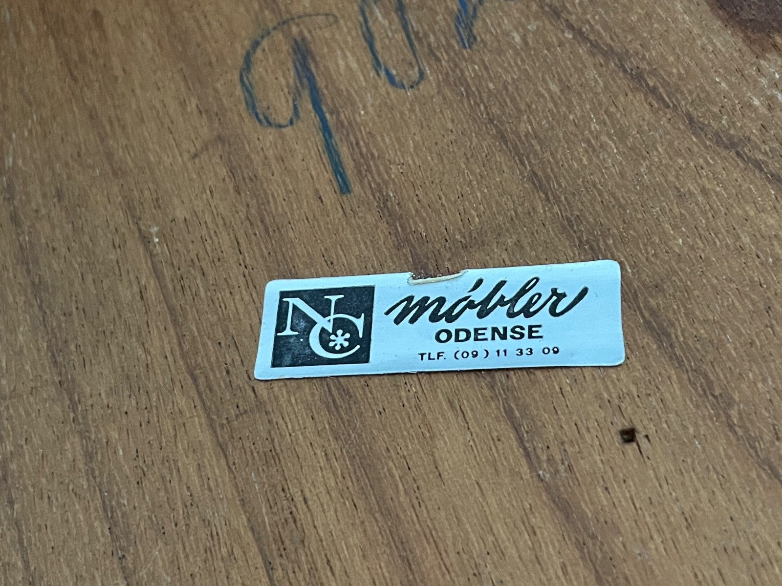 Vintage Extending Dining Table Circular 1960s Danish N.C Møbler EB10914 MWOO15