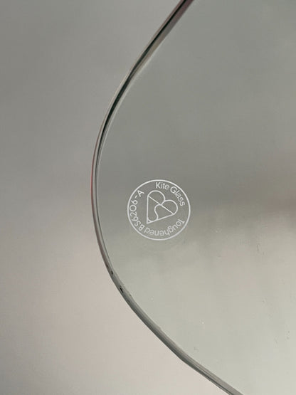 Italian Glass Dining Table By Gabriele Buratti For Acerbis Modern EB11492  MWOO20