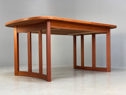 Vintage Teak Extending Dining Table By Troeds Sweden Retro EB10598 MWOO21