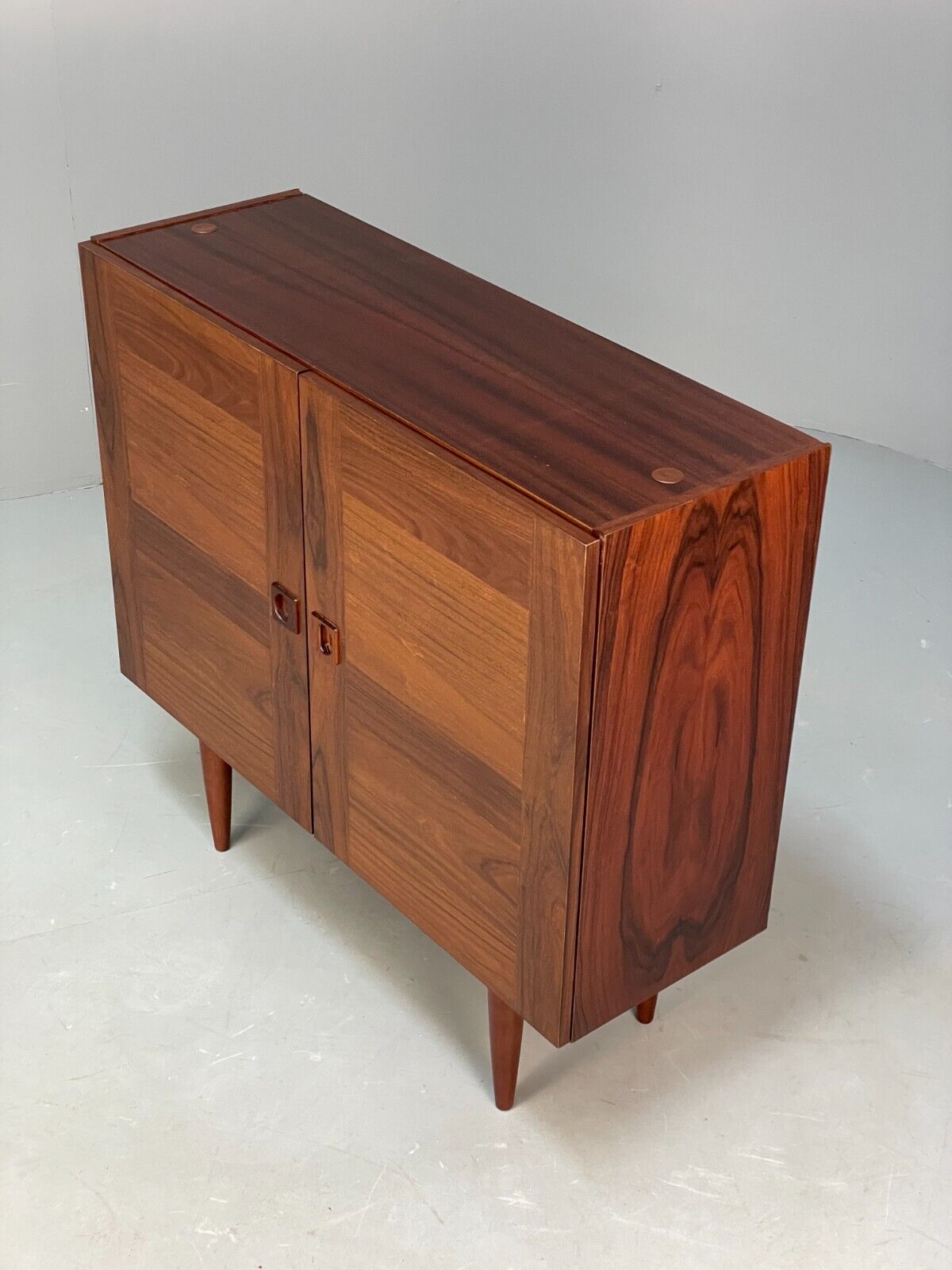 Vintage Danish Small Cabinet Adjustable Shelving Retro Mid Century EB9104 MWOO - UKDK FURNITURE