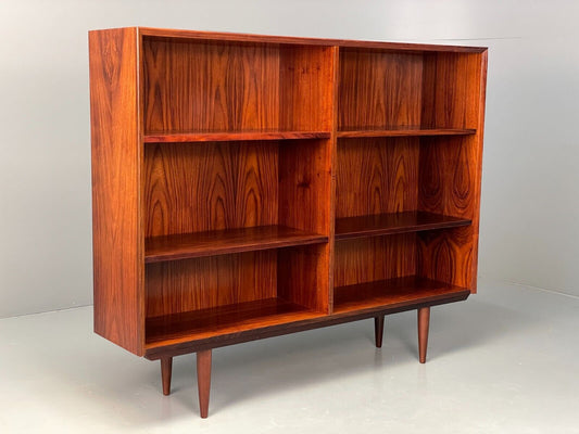 Vintage Danish Mid Century Bookcase By Brouer Adjustable Shelves EB8104 MWOO - UKDK FURNITURE