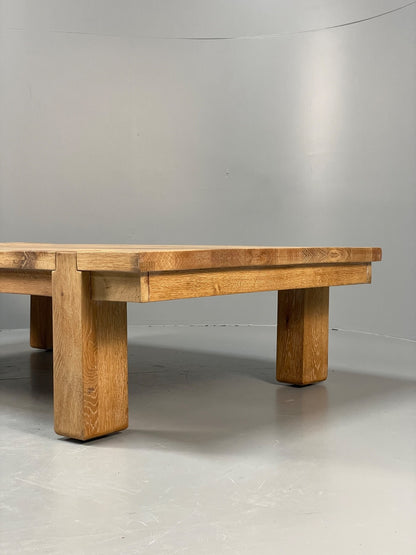 Solid Oak Coffee Table Japanese Style By Ludwik Styl Modern EB10878 MWOO16